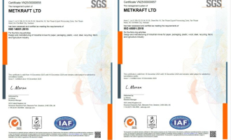 Metkraft củng cố cam kết về Môi trường, Sức khỏe & An toàn với chứng nhận ISO